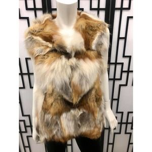 Love Token Real Fox Fur Vest